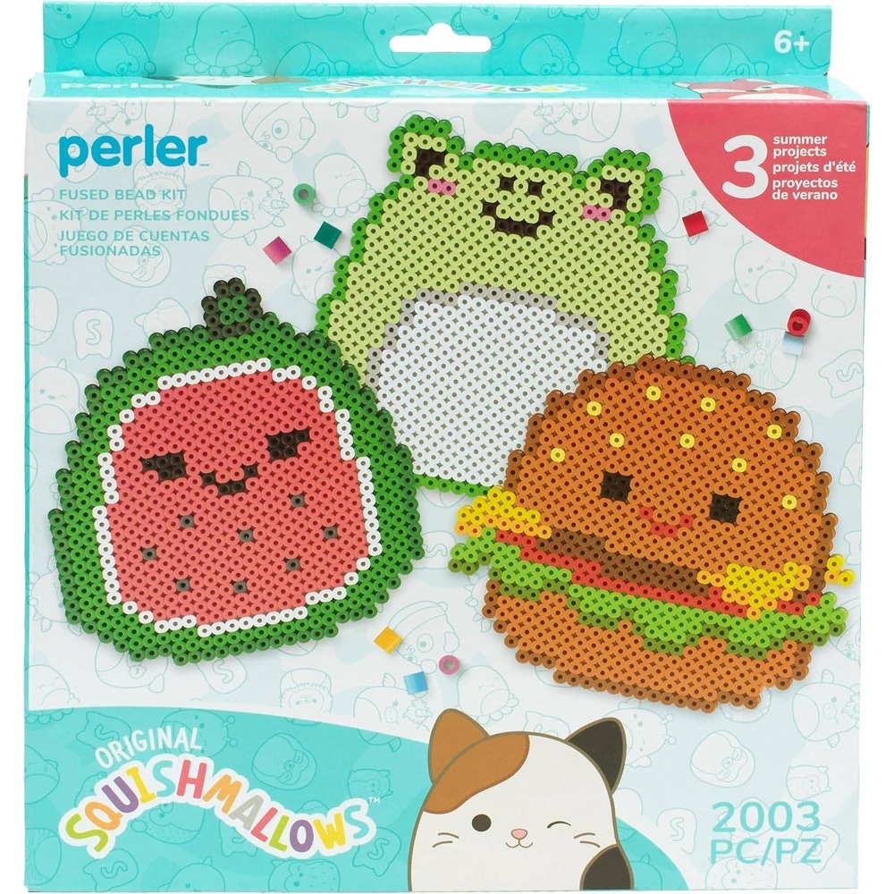 Perler Original Squishmallows Fused Bead Kit Wendy Carl Wanda 80-57135 NEW